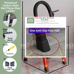 MOLORE | Foldable Multifunctional Extension Ladder 4 Steps