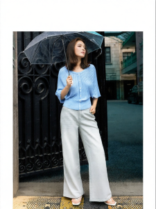 Wool Blend Caped-Style Off-Shoulder Batwing Sweater