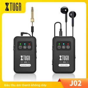 Hệ Thống Tai Nghe Giám Sát Không Dây Chuyên Nghiệp XTUGA 2.4G Dành Cho Phòng Thu Buổi Tập Luyện Ban Nhạc Biểu Diễn Trực Tiếp Hòa Nhạc - Tai Nghe Giám Sát Bỏ Túi Với Bộ Chuyển Đổi Cáp