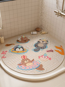 ovzf | Anti-slip Bathroom Mat Circular