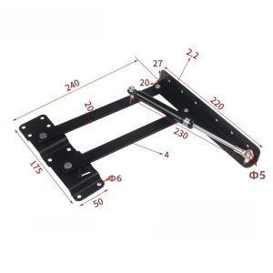 2 Cái/bộ DIY Bàn Cà Phê Nâng Lên Bản Lề Lò Xo Cơ Chế Gấp Phần Cứng Cho Đồ Nội Thất Và Tủ