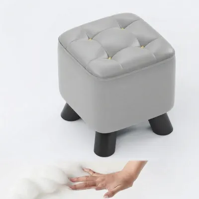 Real Wood Shoes Changing Stool Home Use