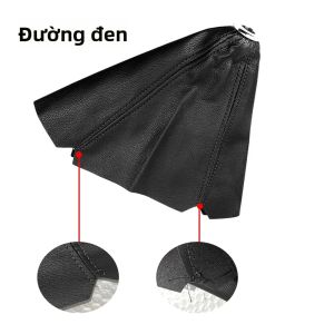 Ốp Cần Số Xe Hơi Bằng Da PU Đa Năng 16mm Bao Phủ Cần Số Tự Động/số Tay Nhiều Kiểu Dáng Phụ Kiện