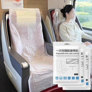 2Pcs Universal Disposable Aircraft High Speed Rail Seat Covers Car Seat Non-Woven Anti Contact Protective Covers