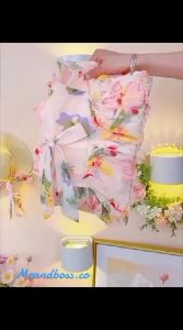 DR33 - Dress Anak Perempuan Bunga Sifon Fashion Korea