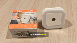 FSL LED Night Light – 0.4W Energy-Saving Automatic Sensor Lamp (White/Yellow/Blue/Pink)