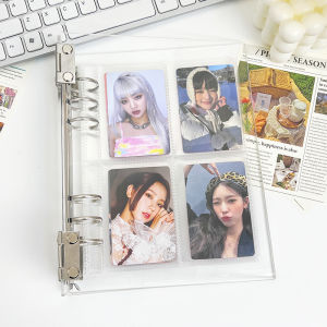 A5 Vỏ Máy Tính Xách Tay Acrylic Album Ghi Sách Tự Làm Album Ảnh Lưu Trữ Sáu Lỗ Xuyên Thấu Loose-leaf Vỏ Lớp Ngoài Dành Cho Doanh Nghiệp Và Văn Phòng