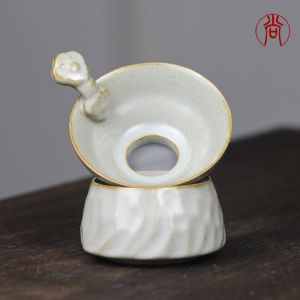 Bộ Lọc Trà Bằng Gốm Sứ Nhật Bản Siêu Mịn Khung Lọc Trà Bằng Lưới Bộ Đựng Trà Bộ Lọc Trà Bằng Rơm Bộ Dụng Cụ Pha Trà