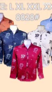 NEW PRINT LONG SLEEVE POLO SHIRT FOR MENS #8828