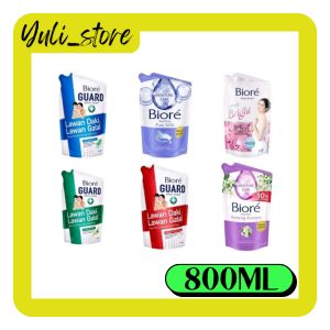 Biore Guard Sabun Mandi Cair Antibakteri Lively Refresh Pouch 800 ml Sabun Cair / Body Wash Lebih Hemat Kulit Tampak Cerah dan Tidak Kering