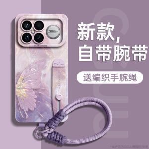 เคสโทรศัพท์มือถือแบบซิลิโคนพร้อมสายรัดรูปผีเสื้อชุบทองสำหรับ Xiaomi Redmi K90 pro Max K90 pro K80 Supreme Edition