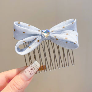 Hair Organizer Comb with Bows and Dots Girls Child Comb