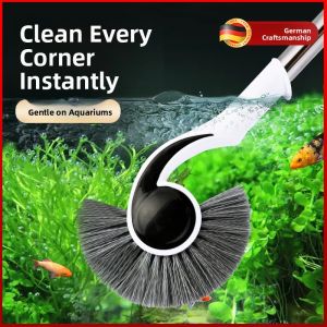 MONLEYTA | Long Handle Fish Tank Cleaning Brush