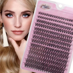 Fengxiu Eyelash 14 Rows Mixed Length (8-16mm)  Reusable Suitable for Beginners Ultra Thin 0.05mm Natural to Dramatic Styling