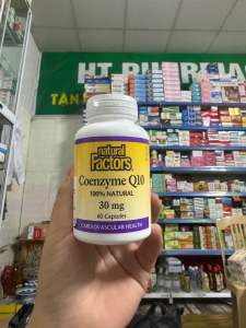 Coenzym Q10 Natural Factors 30 viên - Traphaco nhập khẩu