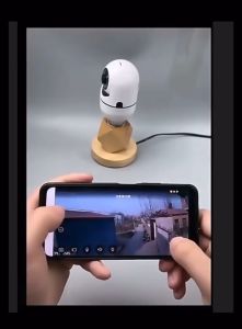 A6 360 กล้องเฝ้าระวังหลอดไฟระยะไกลแบบพาโนรามา HD