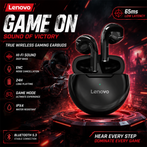 Lenovo | Lenovo HT38 TWS Sport Earphones Wireless Bluetooth Headset HiFi Stereo Bass Fast Charging Case Sweatproof Running Earbuds Mini