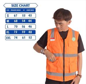 Rompi safety|rompi k3|rompi proyek|rompi lapangan|rompi kerja|rompi safety oren