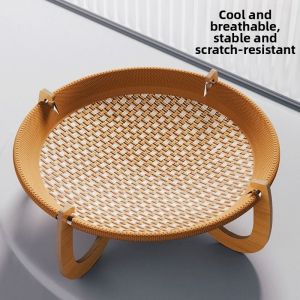 Summer Suitable Multilayer Wooden Pet Cat Bed