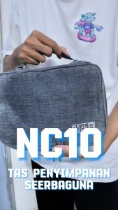 Tas Travel Digital Bag Organizer Penyimpanan Aksesoris Tas Gadget 2 Ruang Serbaguna Waterproof -NC10