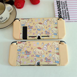 Protect Your Nintendo Switch OLED with a Cartoon Dog Themed Split Hard Case