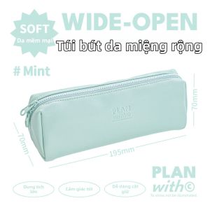 full girlish | Vỏ Bút Đựng Nhiều Minimalist Elegance Mở Rộng