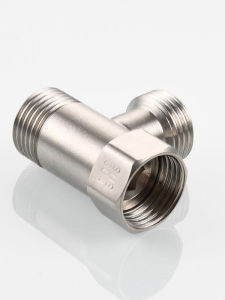 Phụ Kiện Vòi Nước Ba Chiều Bằng Thép Không Gỉ Có Thể Xoay Được Cho Phòng Tắm Và Nhà Bếp Phụ Kiện Nội Thất Gia Đình Một Vào Hai Ra