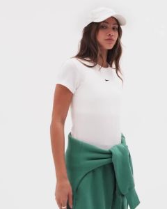 Nike Sportswear Chill Knit Womens T-Shirt - White [FV5509-100]