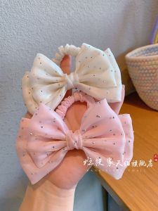 ฤดูใบไม้ผลิ ฤดูร้อน มุกนูนผีเสื้อปมสองชั้นที่คาดผมเด็ก < Ne3> สไตล์เครื่องประดับผมสําหรับเด็กผู้หญิงโดย Banpeixiang