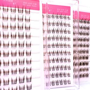 ขนตาปลอมแบบติดเอง 10 แถว น้ำหนักเบา ฟู ติดทนนาน ไม่ต้องใช้กาว สำหรับแต่งหน้าปาร์ตี้