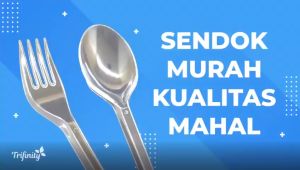 Sendok Makan Plastik Trifinity Panjang Kuat Tebal Murah Bening / Hitam / Putih Dus Plastik Panjang Kuat Murah Medan