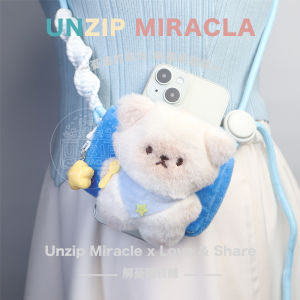 กระเป๋าสตางค์สติกเกอร์น้องแมว Adorable Dry Rice Cat Toy เข็มขัดสะพายข้าง สายรัดโทรศัพท์แบบป้องกันการตกหล่น สายรัดโทรศัพท์แบบสะพายข้างสำหรับ Apple