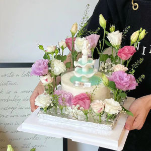 Fontana Di Trevi Angel Birthday Cake Decorative Ornaments Retro Water Column Silicone Mold Little Angel Fondant Chocolate Mold