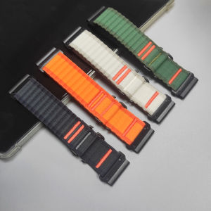Alpine Watch Straps for Garmin Fenix 8 E 7 7X Pro 6 6X 5 5X Nylon Sports Band Forerunner 970 965 Instinct 3 2X Quickfit Bracelet