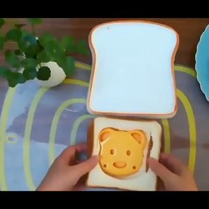 Sandwich Mold Toast Cutter Bread Rice Mold Shaper Sandwich DIY Cutter Mini Silicone Shaper