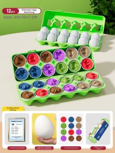 MABAOMABAO | Montessori Shape Matching Egg Educational Toy
