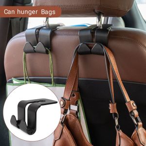 Car Rear Seat Hook Double Head Hanger Auto Organizer Bag Storage Headrest Hanging Holder Car Interior Parts Bearing 20kg