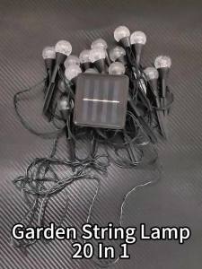 Đèn LED Năng Lượng Mặt Trời Trang Trí Sân Vườn Ngoài Trời Chống Nước 8 Chế Độ Ánh Sáng Đèn Dây Màu Trắng Ấm Dùng Cho Cắm Trại Đám Cưới Tiệc Tùng Sân Hiên Tiệc Nướng BBQ