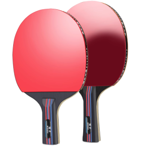 Primary School Students Ping Pong Racket Set Long Handle High Elasticity Rubber Coated Bokka Brand Table Tennis Equipment