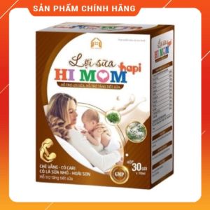 Giá si Lợi Sữa Hi Mom - ngũ nốc lợi sữa giúp tăng tiết sữa mát sữa thông tắc tuyến sữa hộp 30 gói