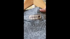 ยิ่งน้อยๆ แนวโน้ม แบรนด์ Colopuca สีเทา งานญี่ปุ่นนำเข้าแขนยาว ผ้านิ่ม 50 หน้า