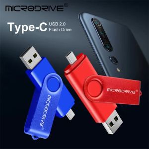 Type C 128M Key High Speed USB Flash Drive OTG 256M 512M Usb Stick Pendrive 1GB 2GB Flash Disk for Android PC/Car/TV USB C