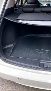 Lót cốp xe Honda HRV 2018 2019 2020 2021 2022 2023 2024 - Hàng nhựa dẻo TPO cao cấp không mùi không thâm nước đàn hồi tốt vừa xe