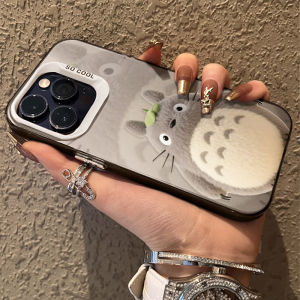 Bandai | Ốp Điện Thoại Hoạt Hình Totoro Mũm Mĩm Dễ Thương Cho iPhone 12/13/14/15/16/17 Air/Pro/Max SE 2020 - Vỏ PC Nhẹ Chống Xước