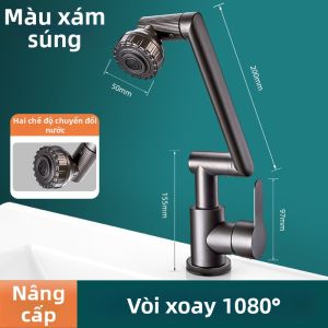 Vòi Lavabo Inox Nước Lạnh và Nóng
