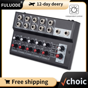 Audio Console 10 Channels Digital Audio Mixer Stereo Karaoke Live Broadcast Mixing Console for Family KTV Campus Speech Meeting