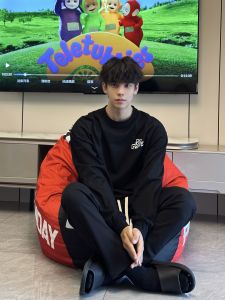 American Style Long Sleeve T-Shirt Mens Spring Autumn New Letter Print Pure Cotton Heavy Base Shirt Top Breathable Youth Fashion