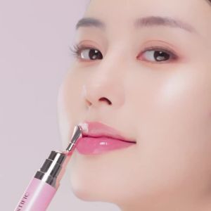 [New Launch] SKINTIFIC Peptide Brightening Lip Serum - Tinted Lip Balm Gloss for Dark Lips to Pink Long-Lasting Hydration Cool