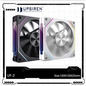 UPSIREN UF-2 PRISM 5 PRO Computer Chassis Fan ，12cm ARGB 4 Pin PWM Quiet Cooling Fan ，Regular /Reversed  Dual mode selection