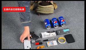 กระเป๋าผ้าใบหลายช่องสำหรับใส่แฟชั่นหลายช่อง จุของได้เยอะ